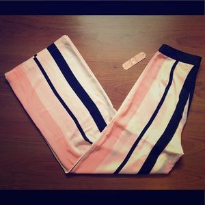 NWT Gianni Bini Striped Wide Leg Pants